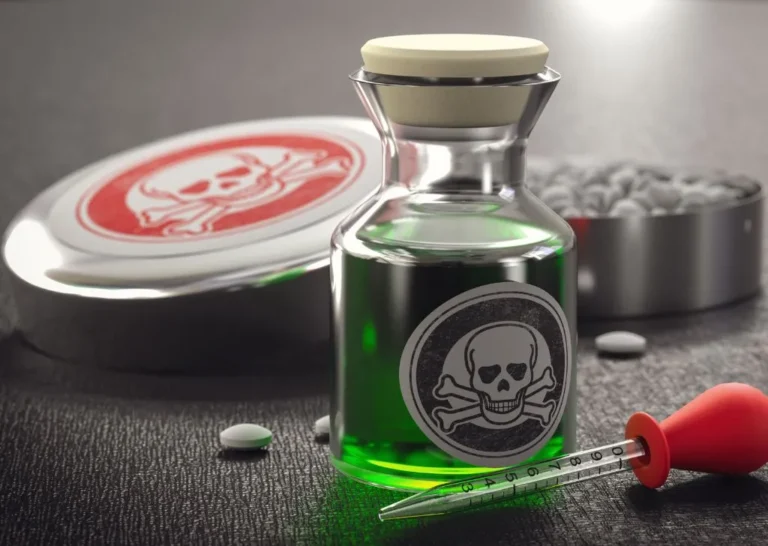 A vial of poison on display brought in by a pharmaceutical importer in Malaysia.