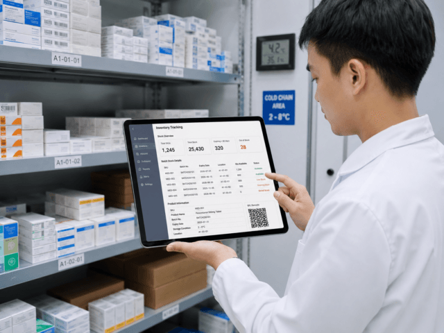 warehouse management system pharmaceutical inventory tracking