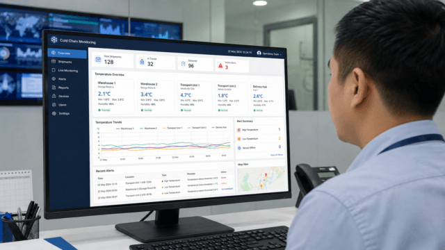 Real-Time Temperature Monitoring Dashboard